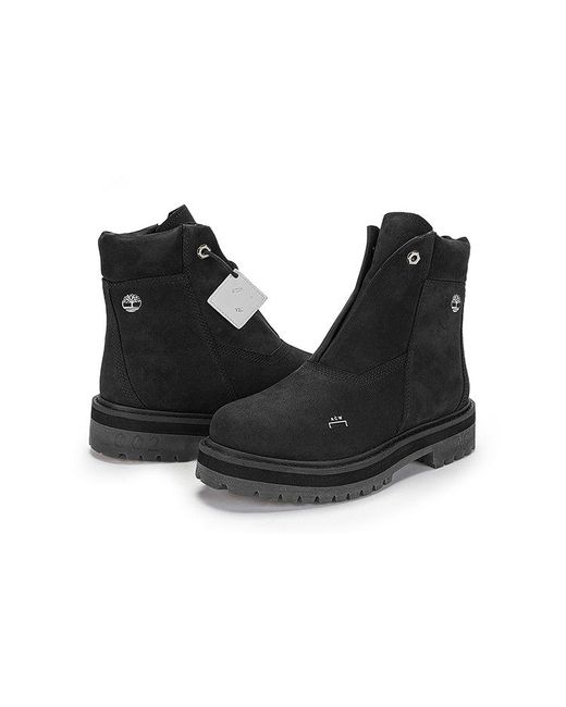 Timberland Black (Wmns) X A Cold Wall 6 Inch Premium Side Zip Boot 'Jet Nubuck'