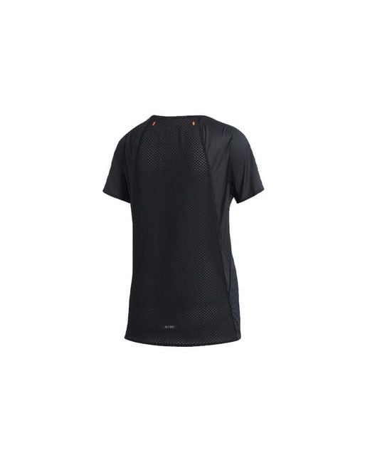 Adidas Black (Wmns) Heat.Rdy Tee Running Sports Short Sleeve