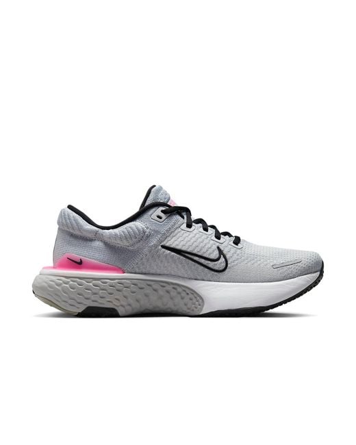 Nike Gray Zoomx Invincible Run Flyknit 2 'Light Smoke Hyper' for men