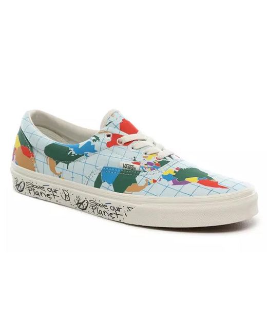 Vans Blue Save Our Planet X Era 'World Map' for men