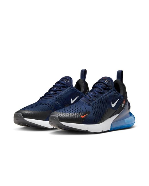 Nike Blue Air Max 270 'Midnight Bright Crimson' for men