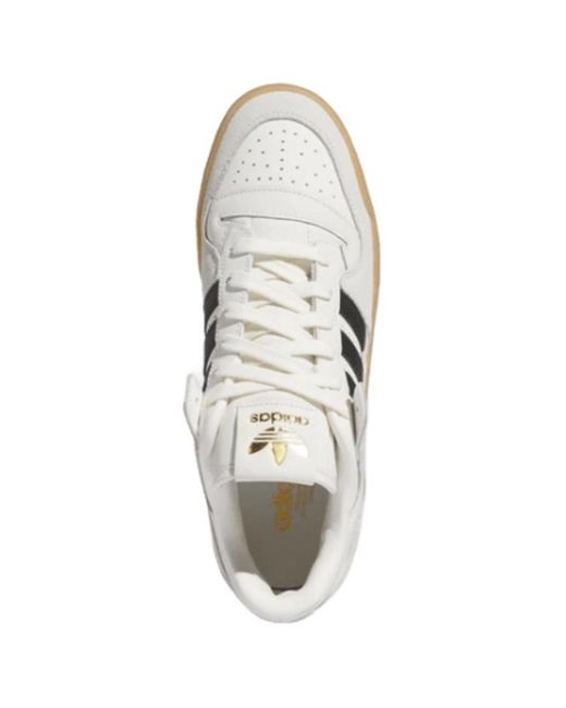 Adidas White Forum 84 Low Cl Gum' for men
