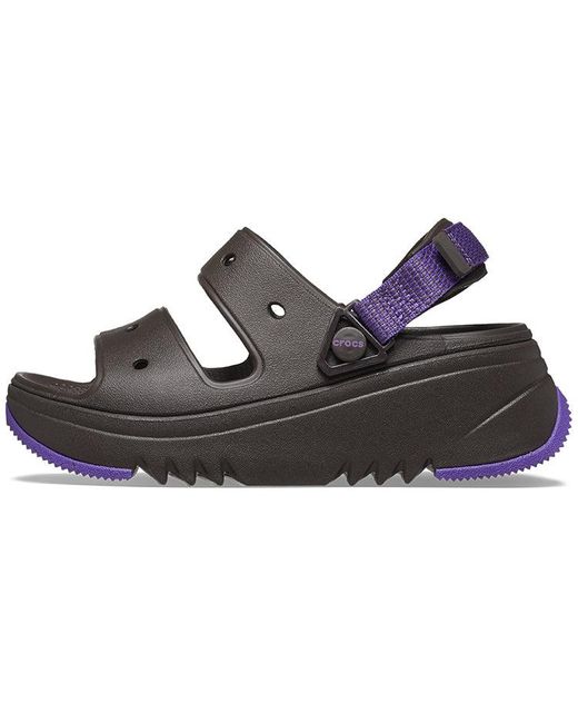 CROCSTM Brown (Wmns) Hiker Xscape Sandal 'Espresso Neon'