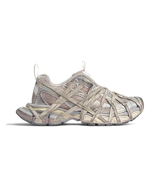 Balenciaga Gray 3Xl Extreme Lace Sneakers 'Light Mesh And Polyurethane' for men