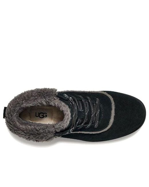 Ugg Black (Wmns) Bodie Fur Lace Boot