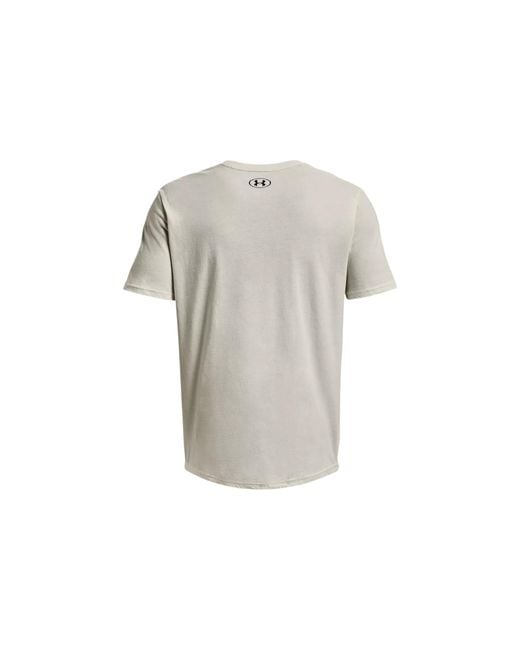 Under Armour Gray Project Rock Brahma Bull Short Sleeve T-Shirt for men