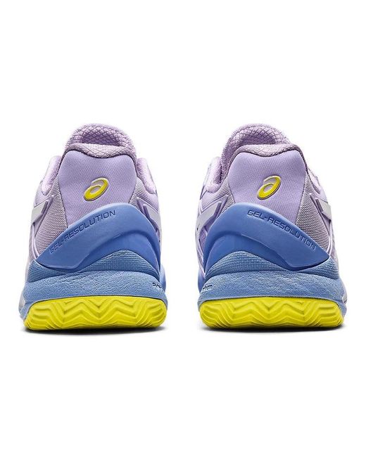 Asics Blue (Wmns) Gel-Resolution 8 Tennis Sneakers 'Lilac'
