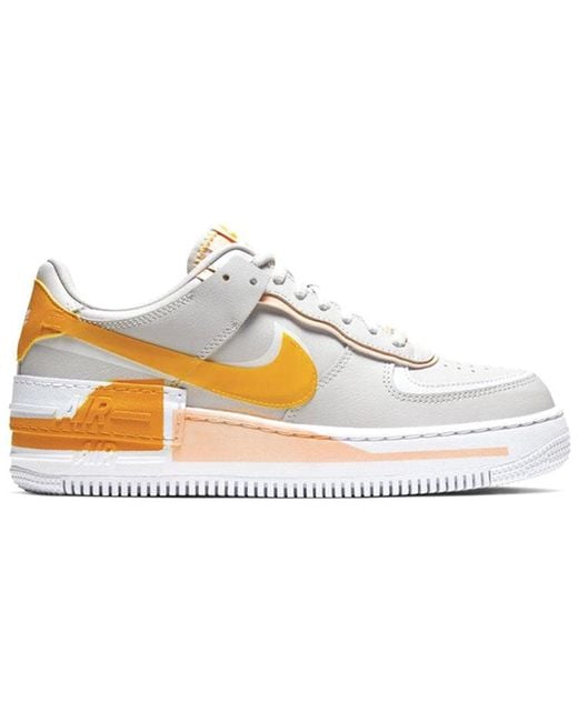 Nike White (Wmns) Air Force 1 Shadow 'Pollen Rise'