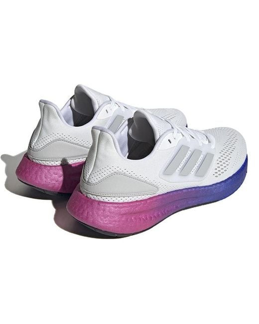 Adidas Purple Pureboost 22 Lucid Gradient' for men