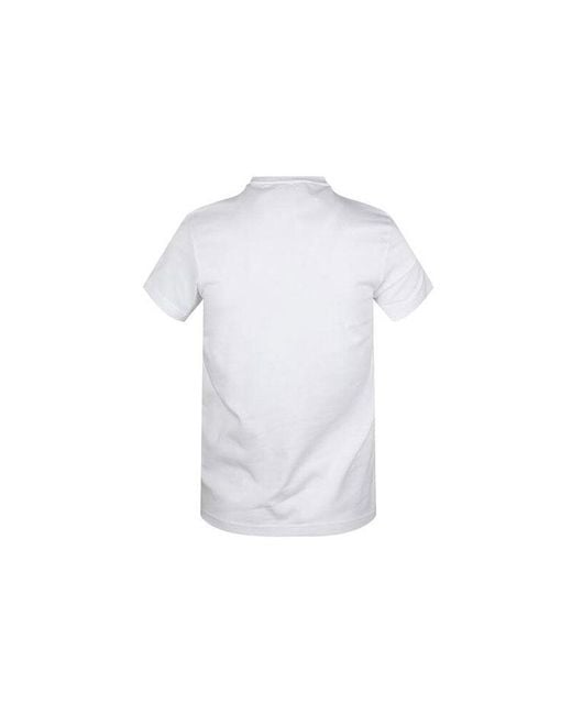 Adidas White Strong Tee Basketball Sports Short Sleeve for men