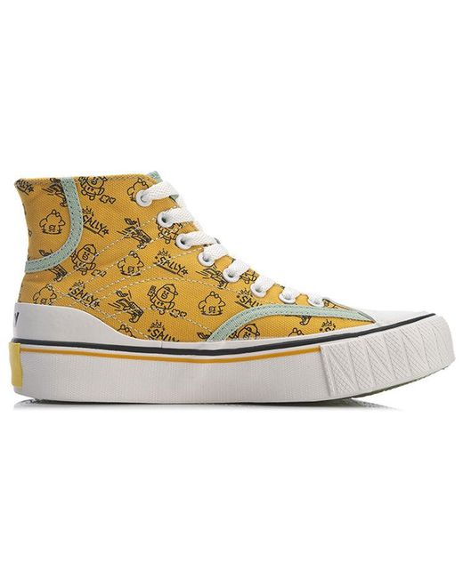 Li-ning Metallic (Wmns) X Line Friends Weiwu Canvas Hi Shoes