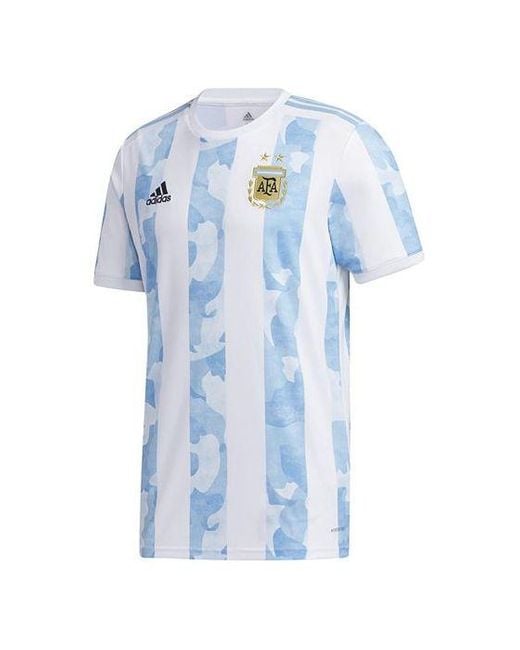 Adidas Blue Sw Fan Edition 21 Home Soccer Jersey Asia Sizing 'Messi' for men