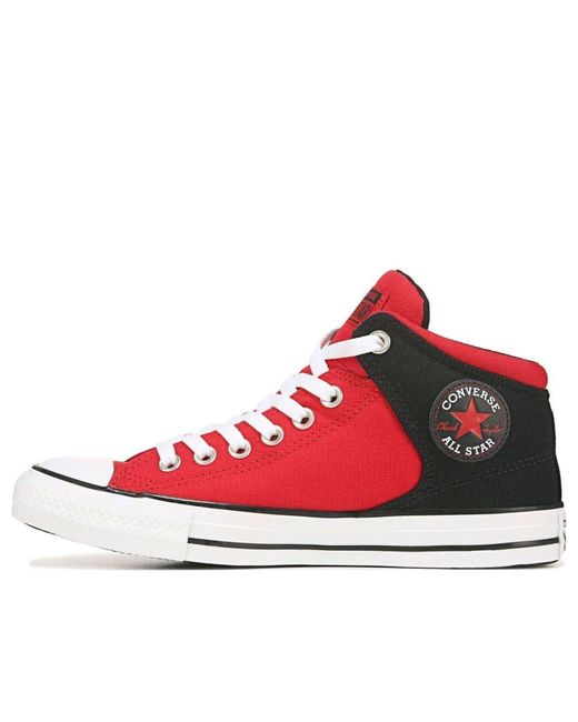 Converse Red Chuck Taylor All Star High Top Street for men