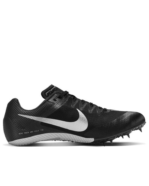 Nike Black Rival Sprint Track & Field Sprinting Spikes for men