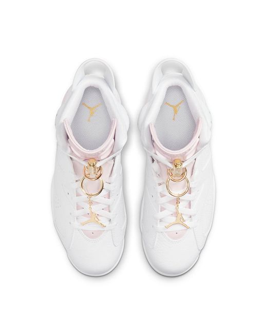 Nike White (Wmns) 6 Retro Hoops'