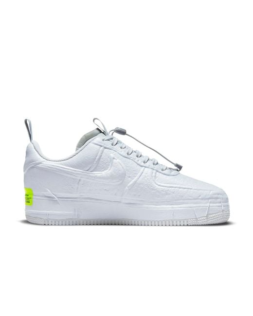 Nike White Air Force 1 Experimental 'Pure Platinum Light Steel' for men