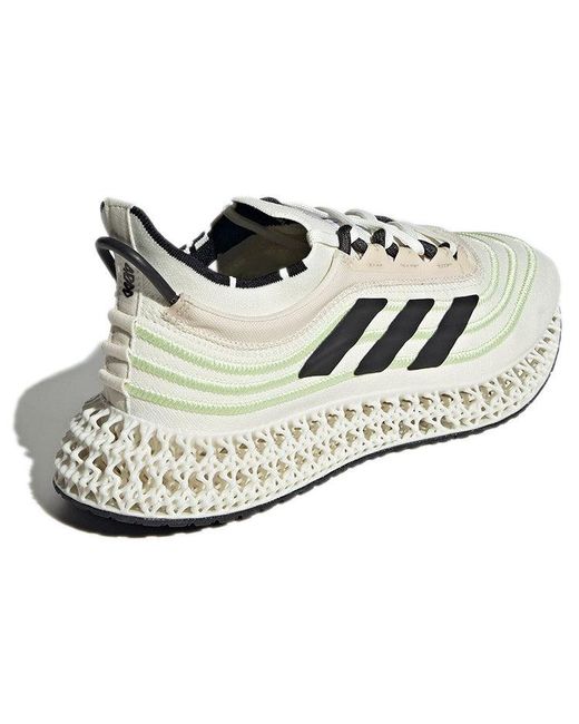 Adidas White X Parley 4Dfwd 'Off Almost Lime' for men