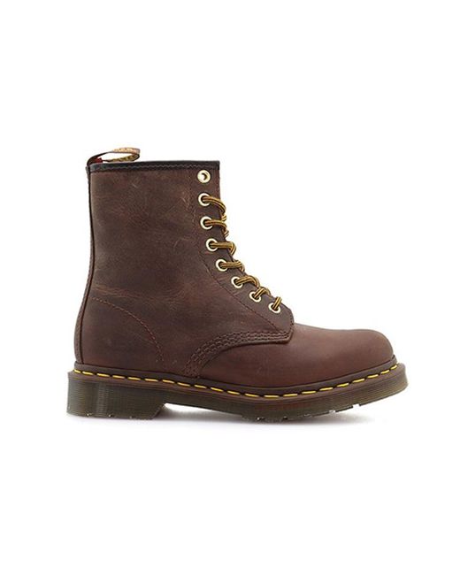 Dr. Martens Brown 1460 Aztec Crazyhorse Martin Boots Couple Style for men