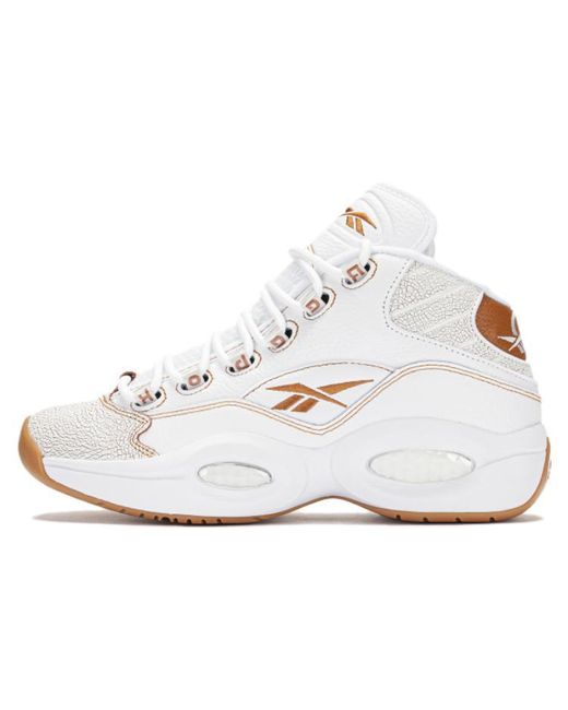 Reebok White Question Midv for men