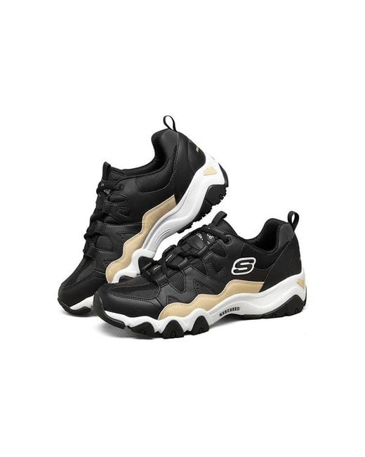 Skechers Black D'Lites 2.0 Running Shoes for men