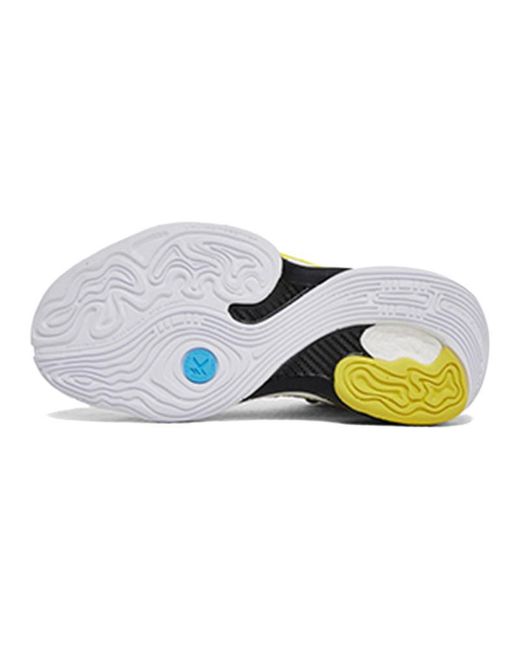 Anta Yellow Klay Thompson Kt7 Basketball Shoes 'Neptune Soup' for men