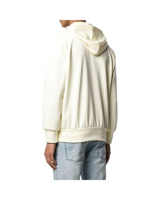 COMME DES GARÇONS PLAY Cdg Play Red Hooded Zipper Hoodie White
