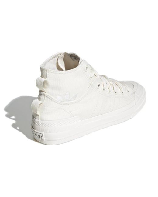 Adidas White Nizza Hi Dl for men