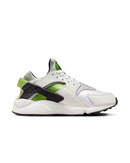 Nike White (Wmns) Air Huarache 'Chlorophyll'