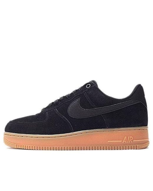 Nike Blue Air Force 1 07 Lv8 Suede Gum' for men