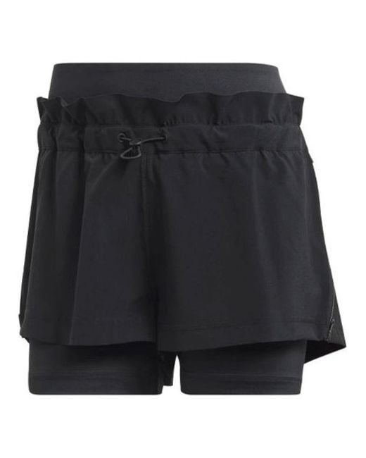 Adidas Black (Wmns) Stella Mccartney Hiit Short Asia Sizing