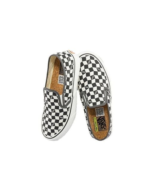 Vans White Slip-On Vr3 Sf Low Tops Casual Skateboarding Shoes for men