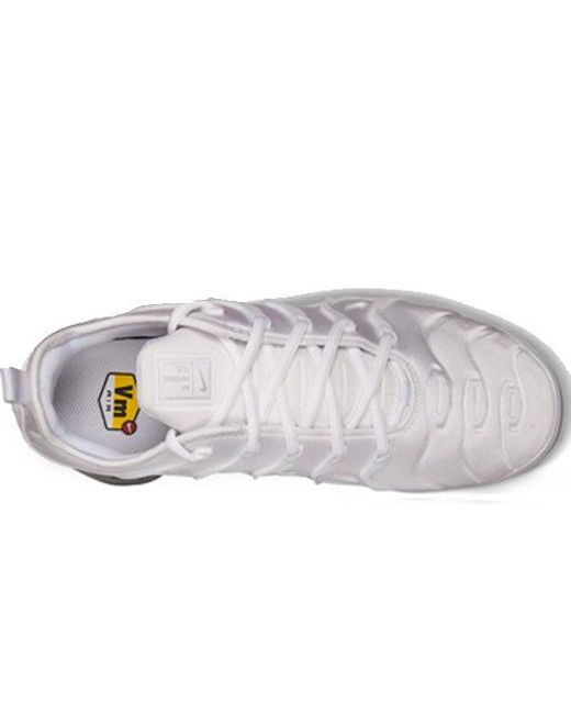 Nike White Air Vapormax Plus Platinum' for men