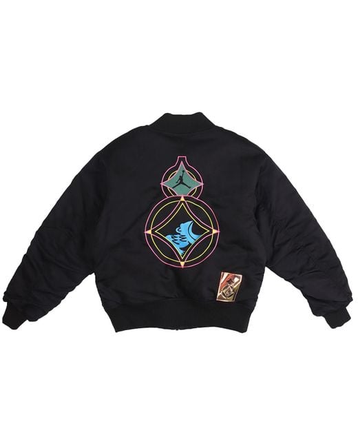 Nike Black Cny Bomber Jacket for men