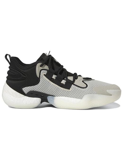 Adidas Brown Byw Select Basketball Shoes for men