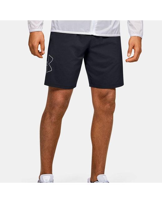 Under Armour Blue Qualifier Speedpocket 9 Inch Shorts for men