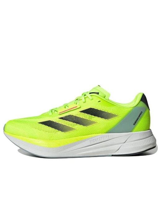Adidas Yellow Duramo Speed 'Lucid Lemon' for men