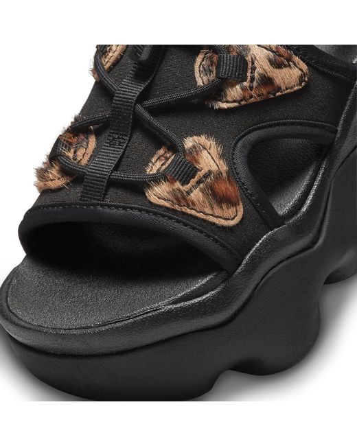 Nike Black (Wmns) Air Max Koko Sandals/Leopard