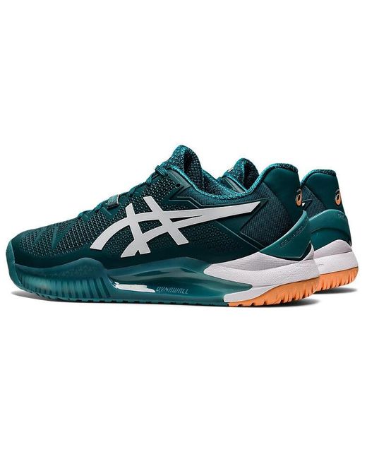 Asics Blue Gel Resolution 8 'Velvet Pine' for men