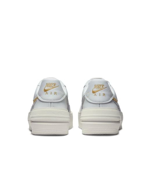Nike White (Wmns) Af1 Plt.Af.Orm 'Photon Dust Team Sail'