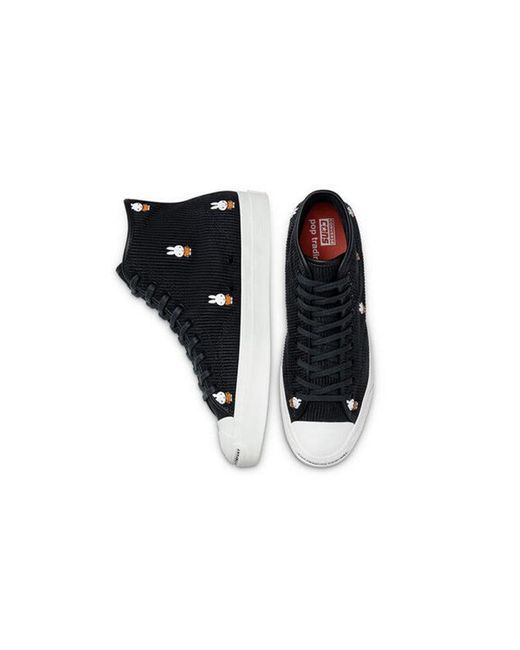 Converse Black Pop Trading Company X Jack Purcell Pro High 'All Over Miffy' for men