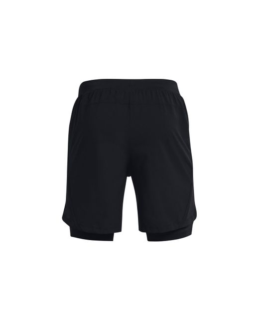 Under Armour Blue Launch Run 2-In-1 Shorts for men