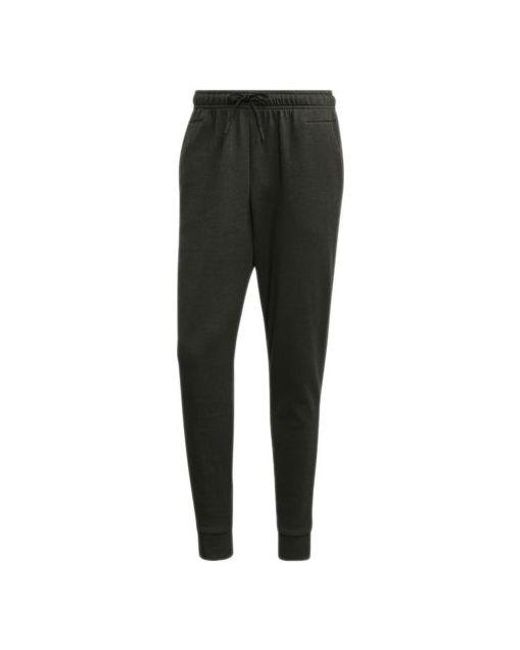 Adidas Black Sports Knit Bundle Feet Straight Long Pants for men