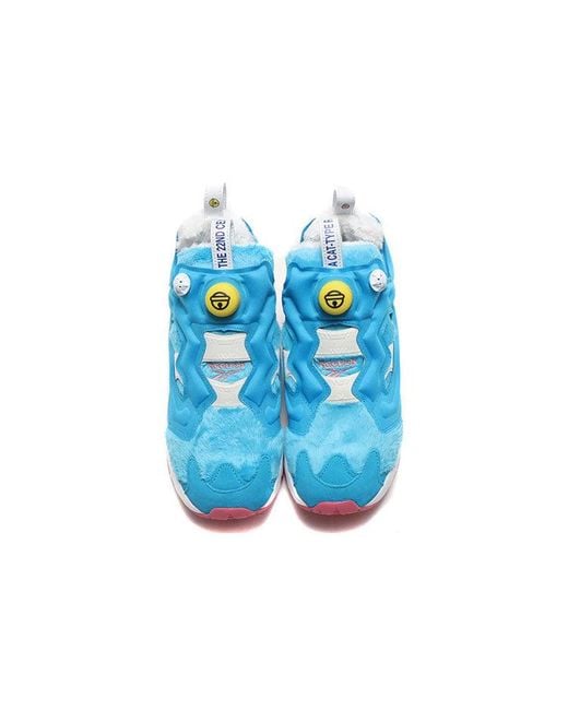 Reebok Blue Doraemon X Atmos X Instapump Fury Og 'Furry' for men