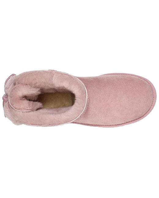 Ugg Pink (Wmns) Classic Dudble Bow Mini