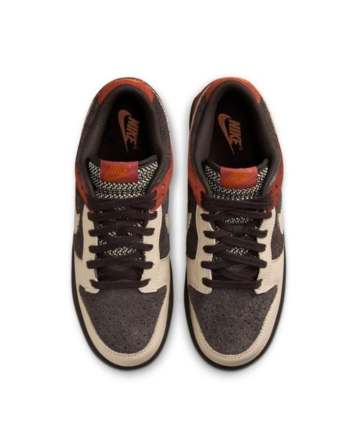 Nike Brown Dunk Low Panda' for men