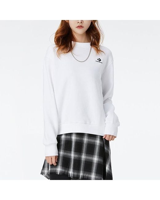 Converse White (Wmns) Casual Sweatshirt'