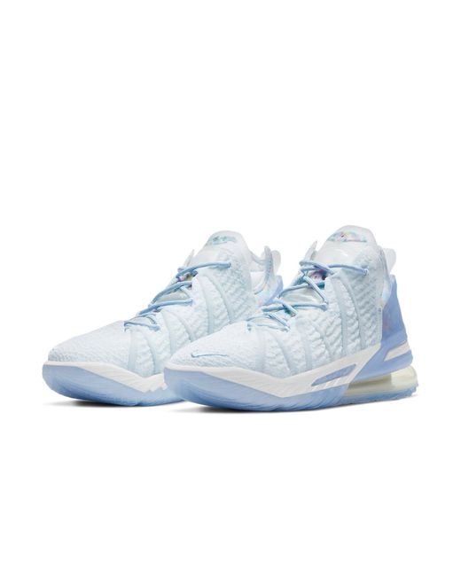 Nike Blue Lebron 18 'Play For The Future' for men