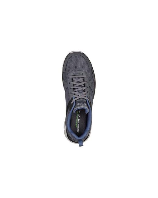 Skechers Blue Track Low-Top Running Shoes for men