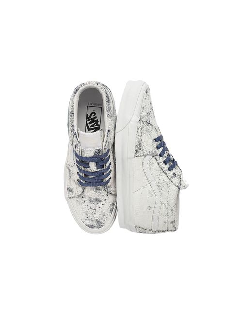 Vans White Og Sk8-Mid Lx 'Distress' for men