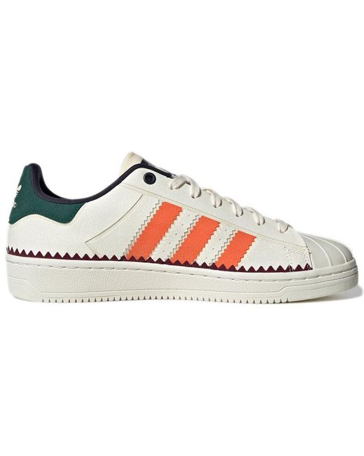 Adidas White Superstar Ot Tech Victory Crimson' for men